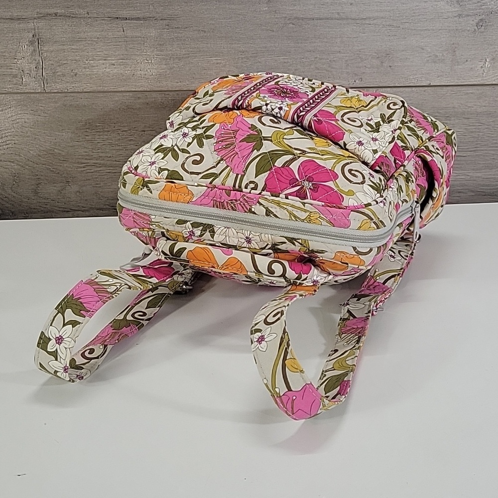 Vera Bradley Small Quilted Floral Backpack - Picture 4 of 14